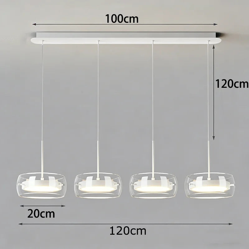 Contemporary LED Pendant Lighting for Living and Dining Spaces