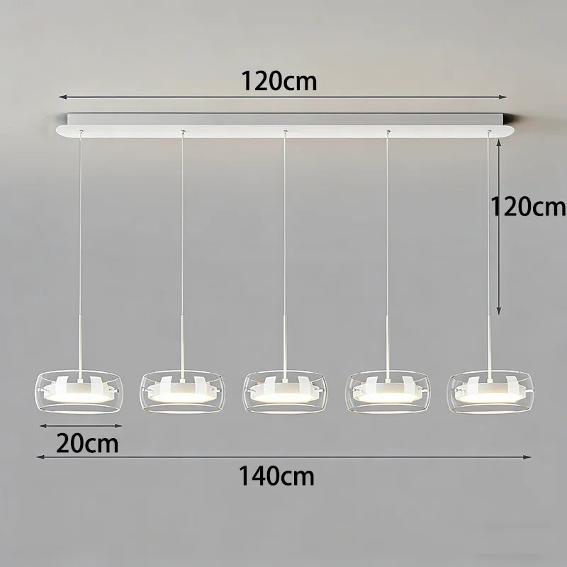 Contemporary LED Pendant Lighting for Living and Dining Spaces