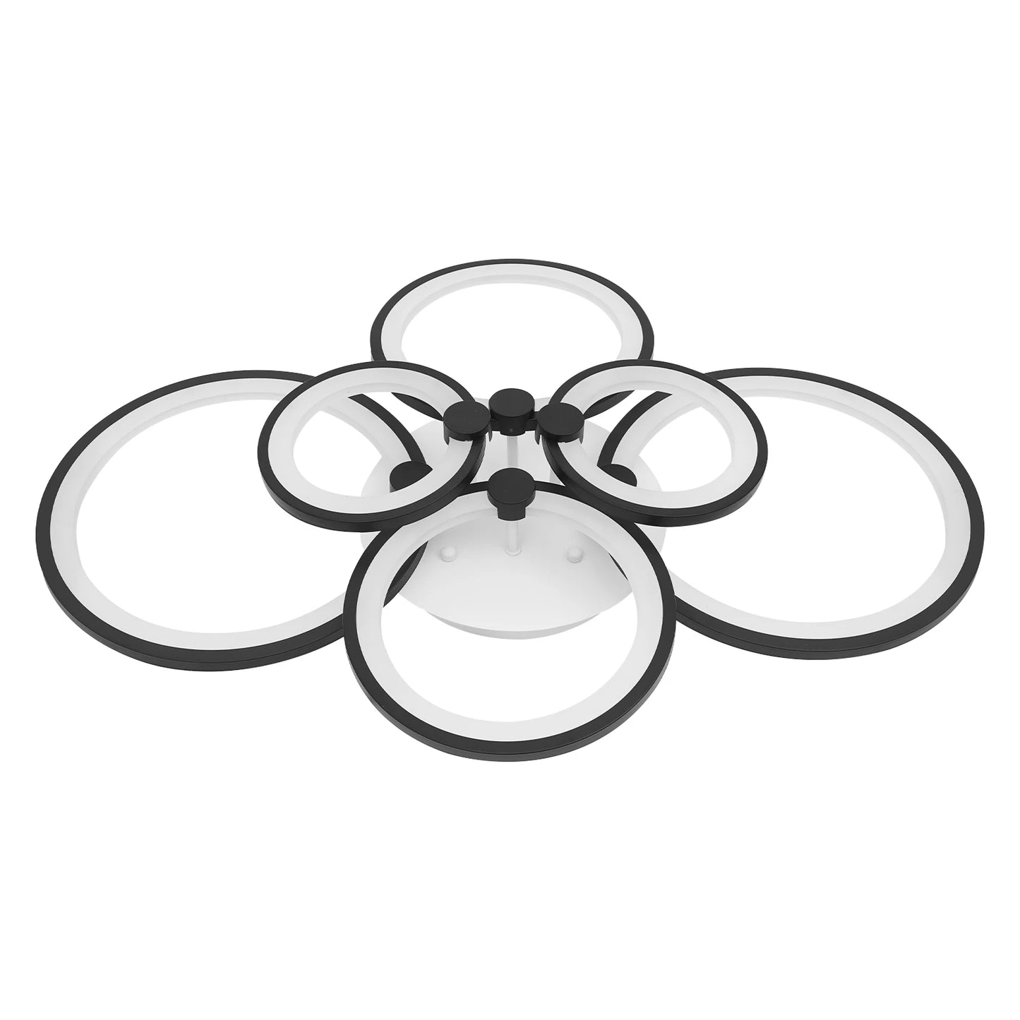 Contemporary Iron and Acrylic Ceiling Lamp with Smooth Bake Finish for Elegant Indoor Illumination
