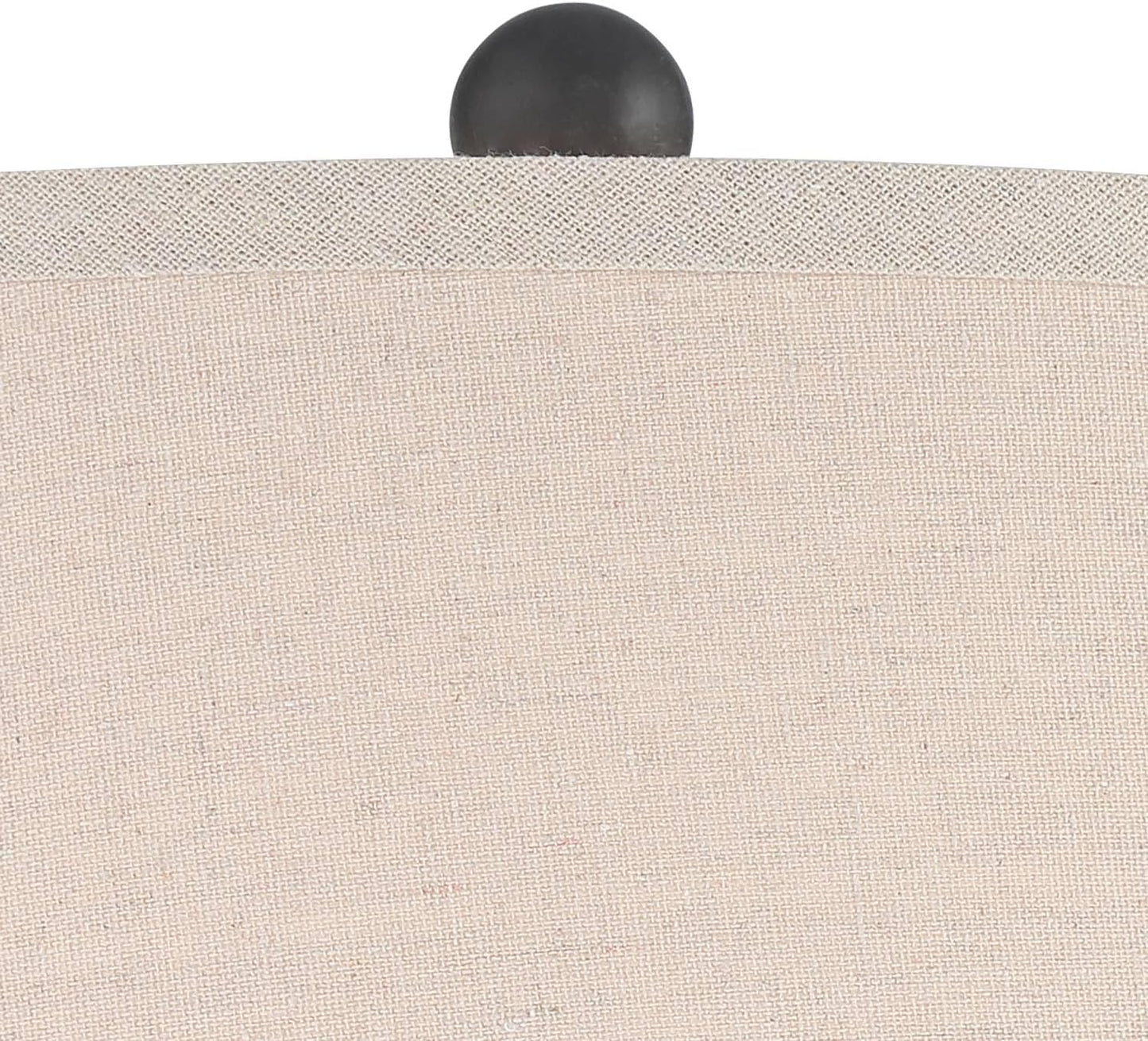 Romeo 23 1/2" High Jar Small Modern Coastal Accent Table Lamps Set of 2 Stone Gray Finish Fabric Beige Shade Living Room Bedroom Bedside Nightstand House Office Home Reading Kitchen