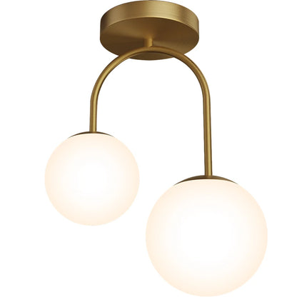 Nordic Glass Ball Ceiling Lighting - Modern LED Hanging Fixtures for Restaurants, Bars, and Home Decor in Living Rooms and Bedrooms